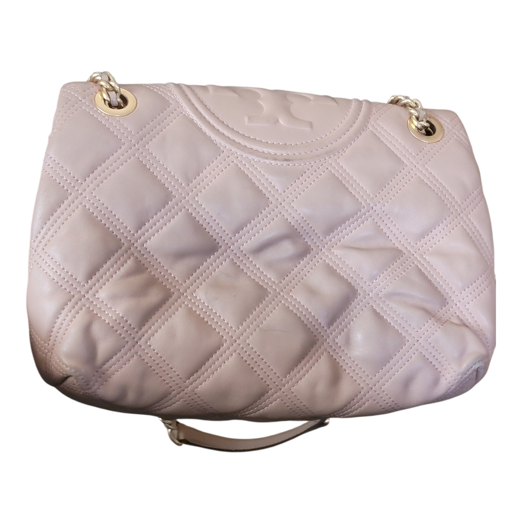 Tory Burch Fleming Soft Convertible Shoulder Bag in pink moon - Picture 4 of 16